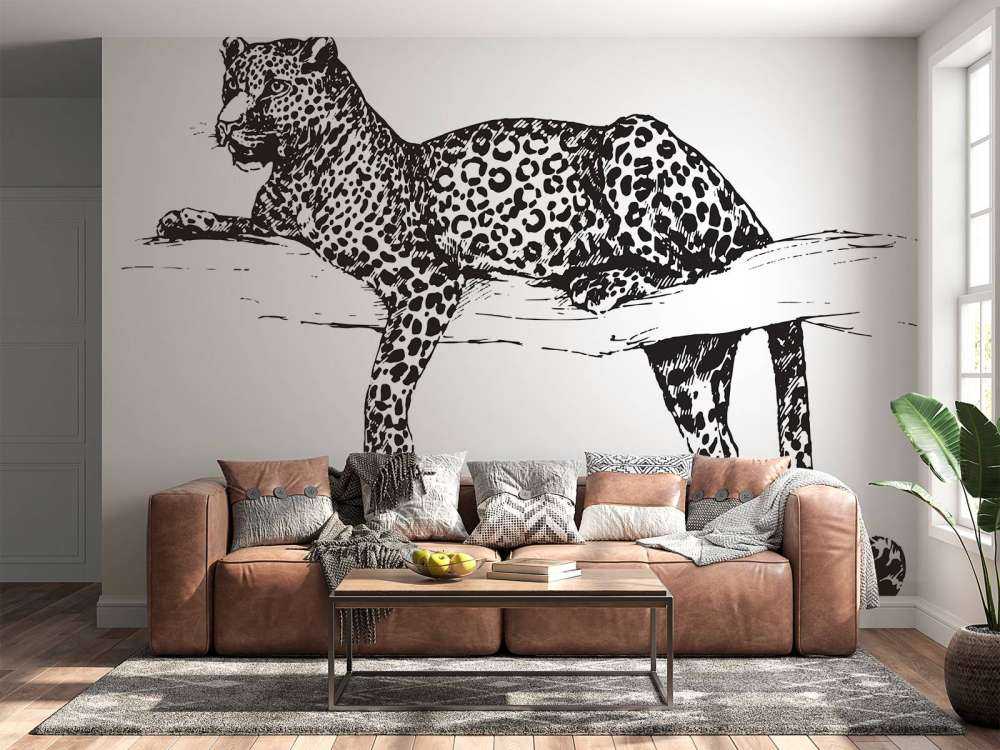 Leopardo dibujado