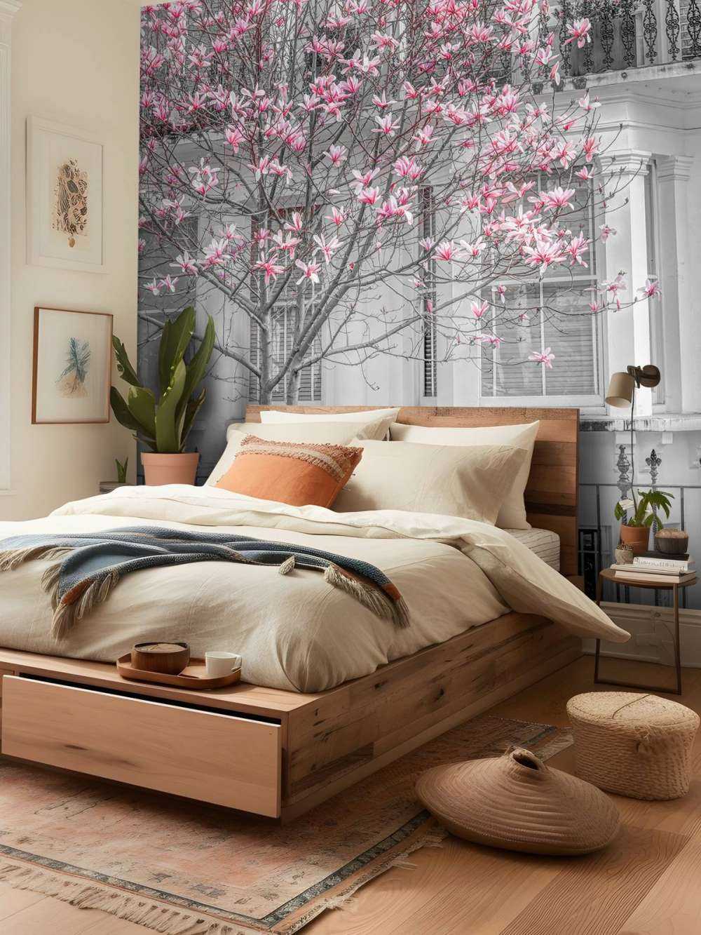Magnolio en flor