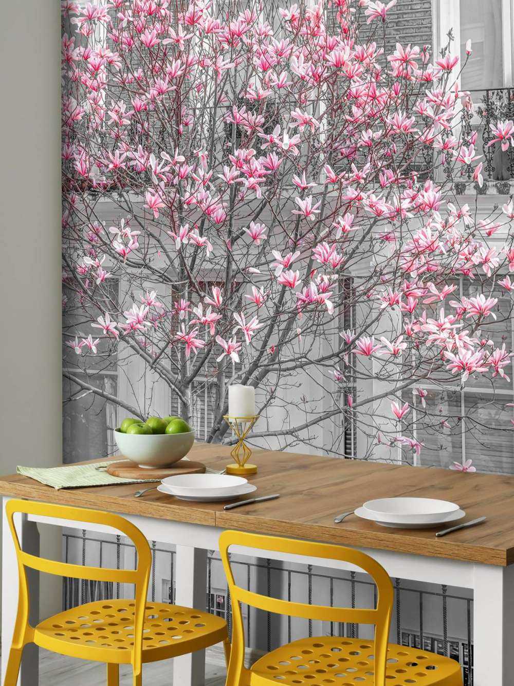 Magnolio en flor