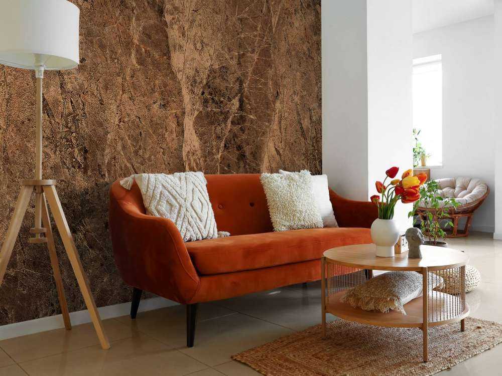 Textura de mármol marrón
