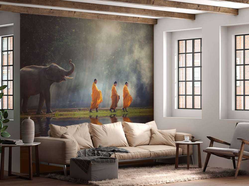 El elefante y los budistas