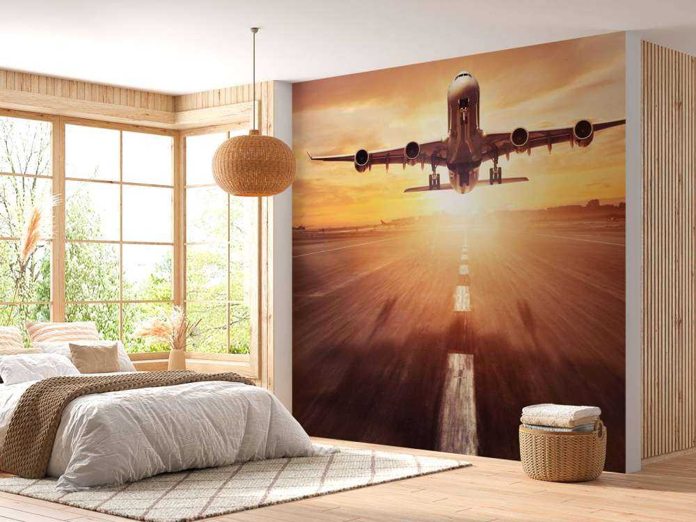 empapelado fotográfico avión