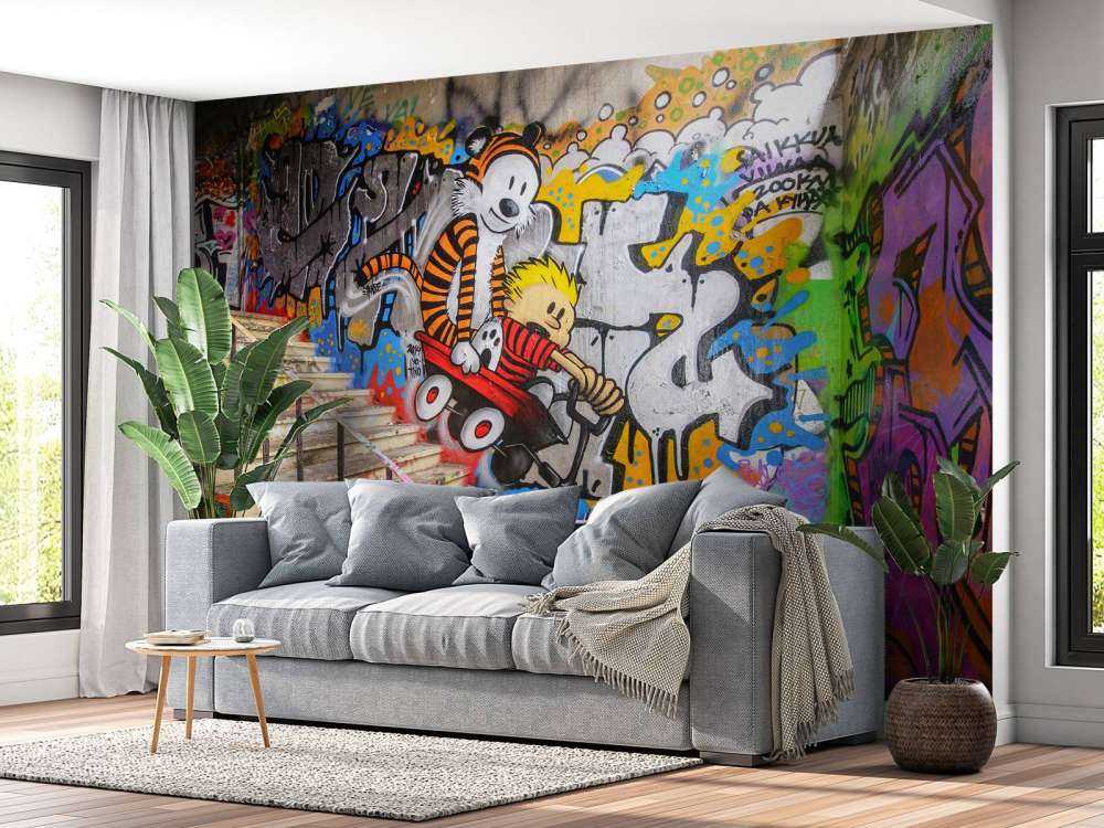 Grafitis con escaleras