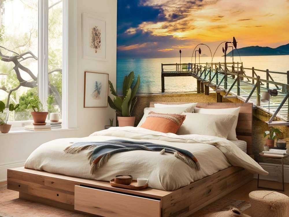 Amanecer sobre el mar