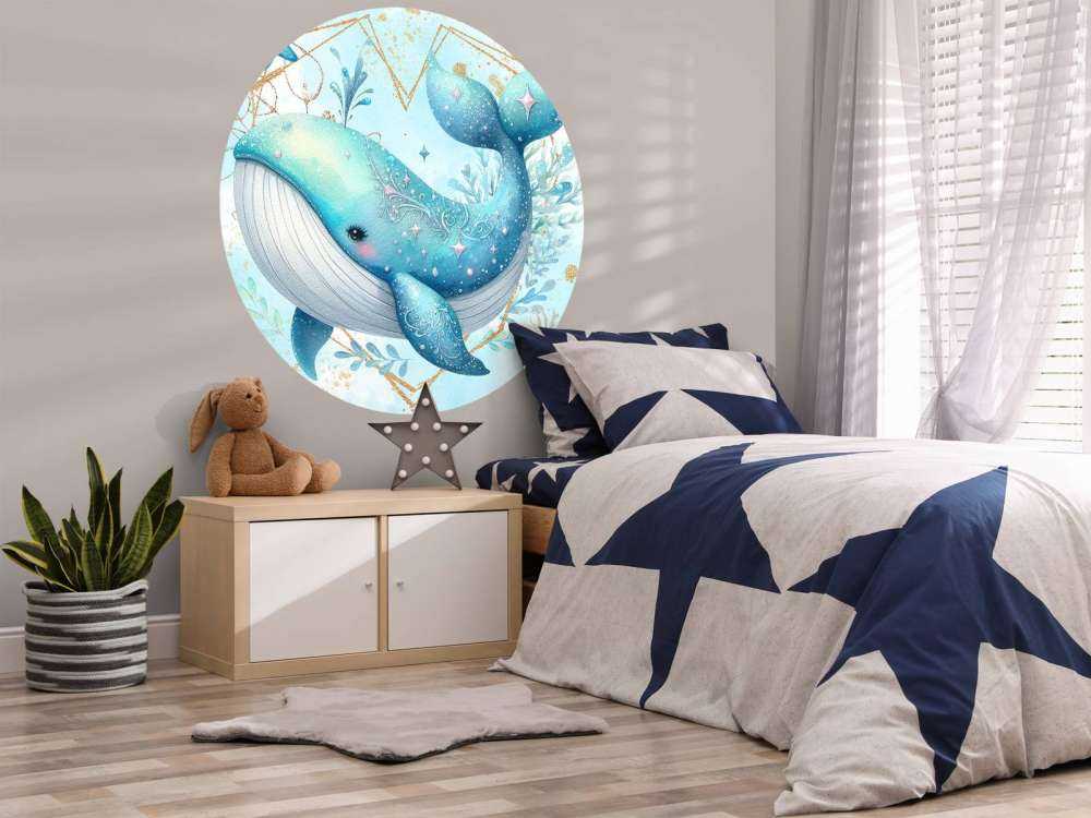 Ballena mágica en sueños oceánicos