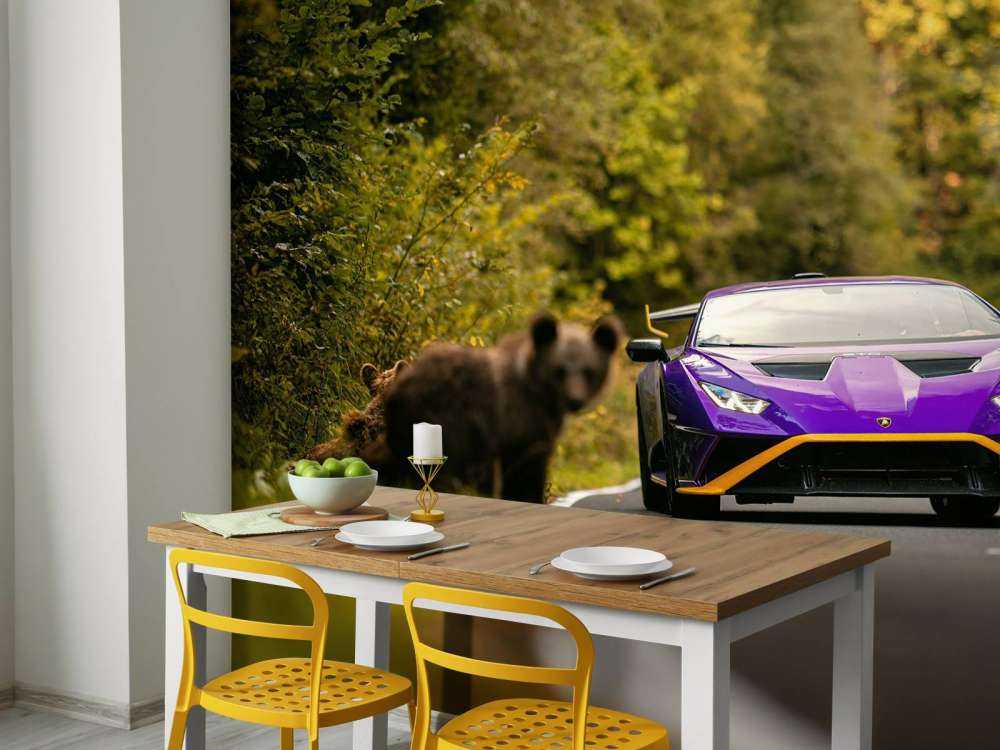 Lamborghini vs. naturaleza