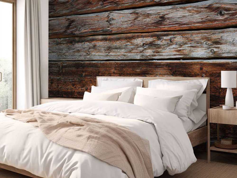 Madera áspera y desgastada