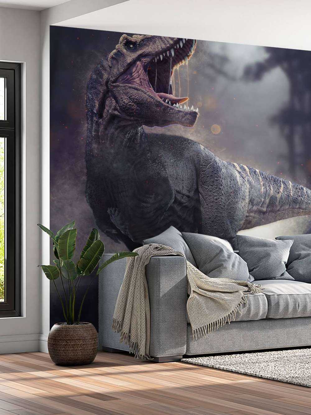 Tiranosaurio Rex de noche