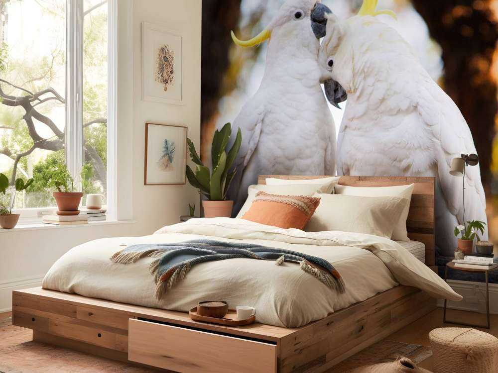 Pareja de cacatúas