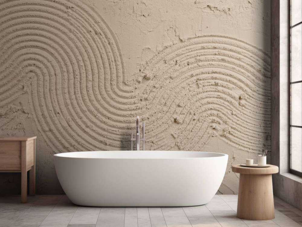 Arte de la textura en color topo