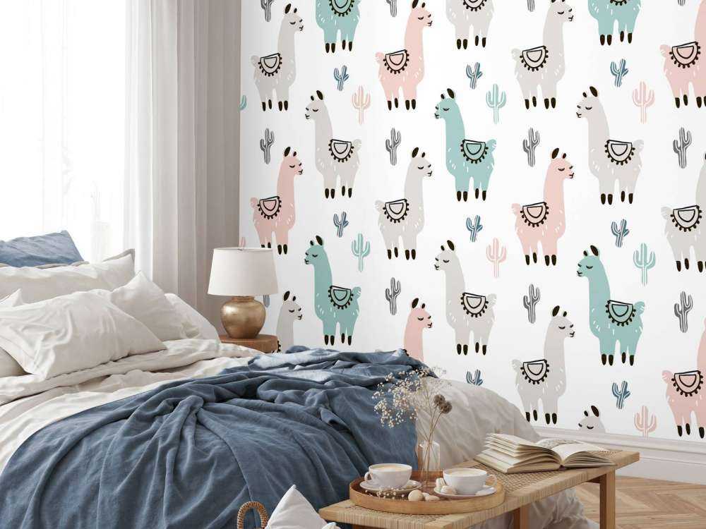 Llamas de colores
