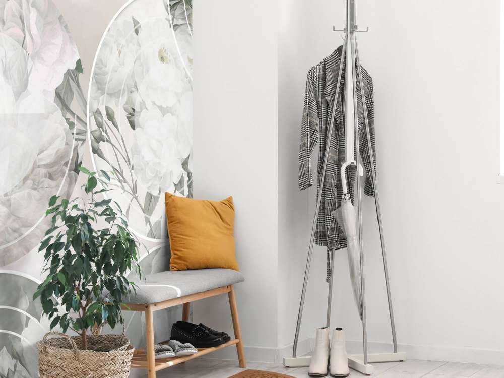 Elegancia Floral Atemporal - Blanco Suave