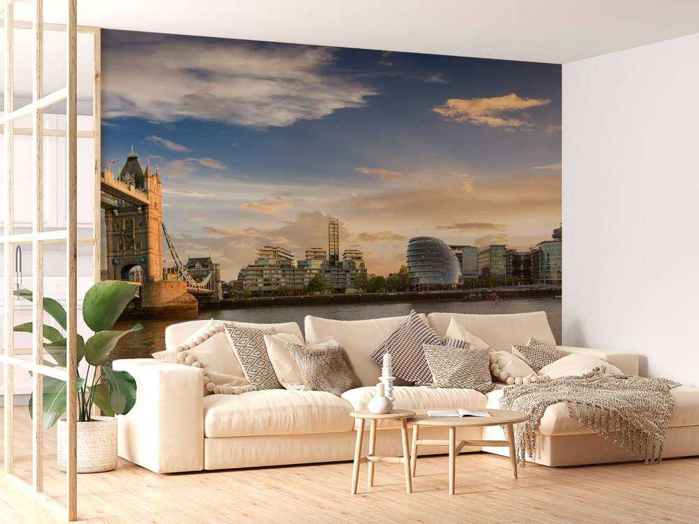 El horizonte de Londres con el Tower Bridge