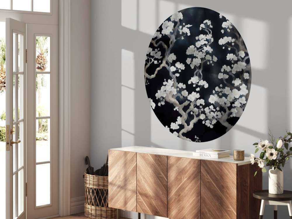 Maravilloso bosque en flor - negro
