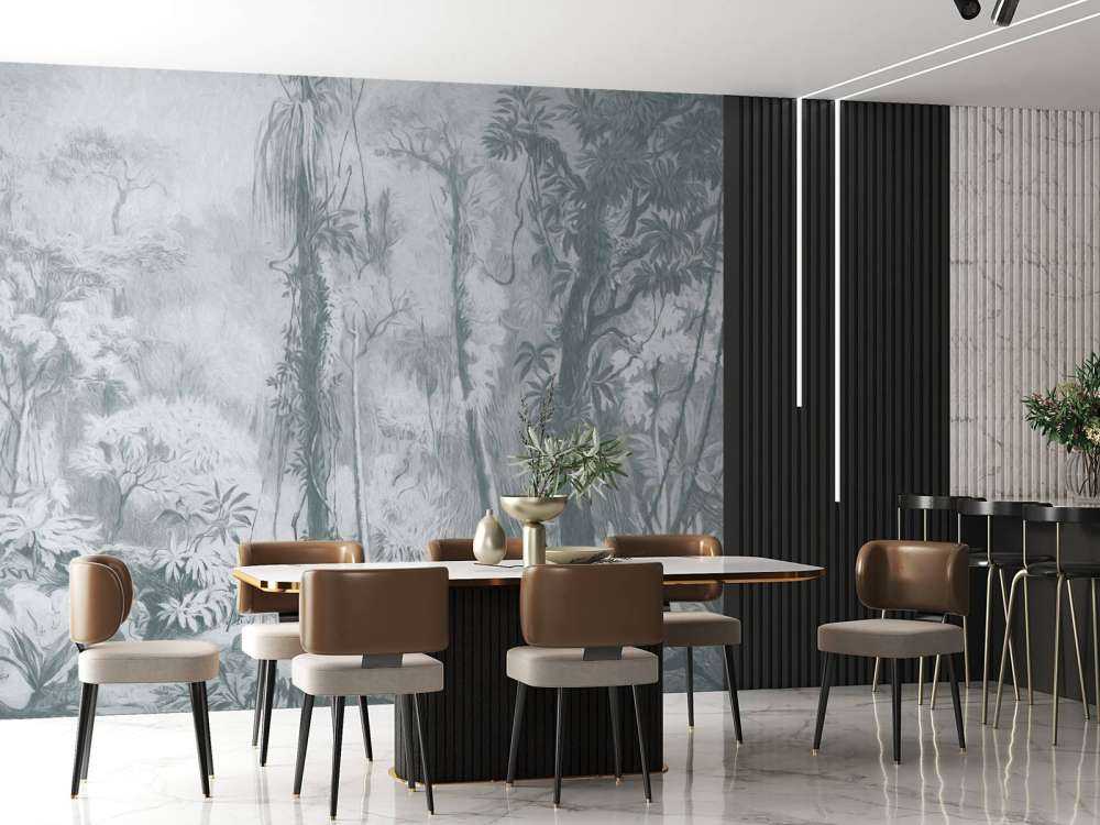 Bosque tropical - azul