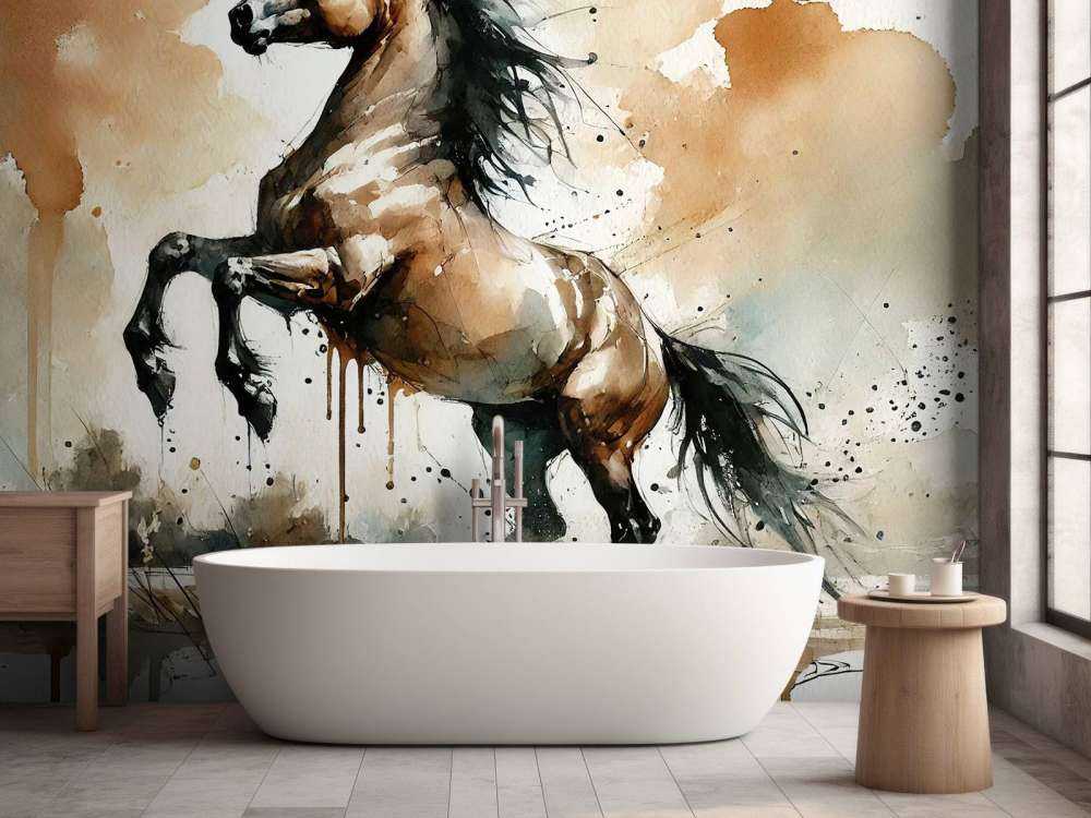 Elegancia de Caballo Ardiente