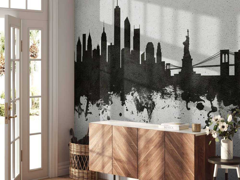 Acuarela horizonte, Nueva York