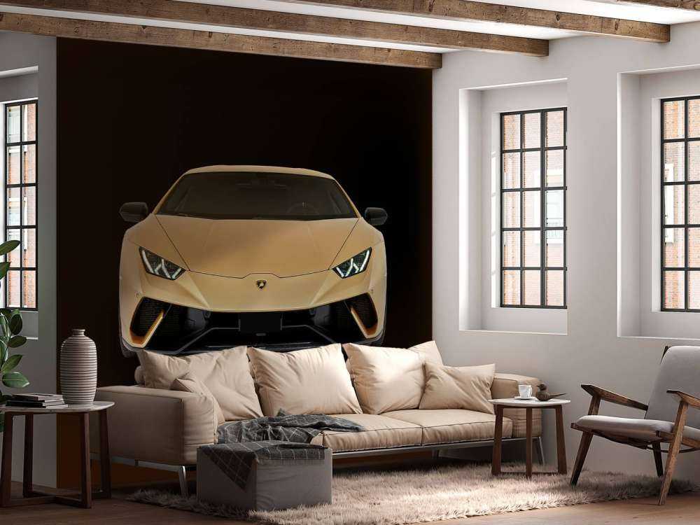 Lamborghini Huracán - frontal, negro