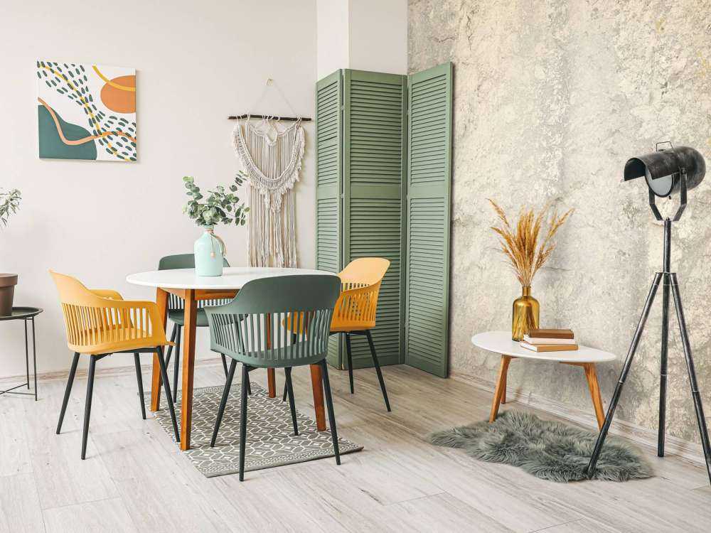 Pared de roca beige
