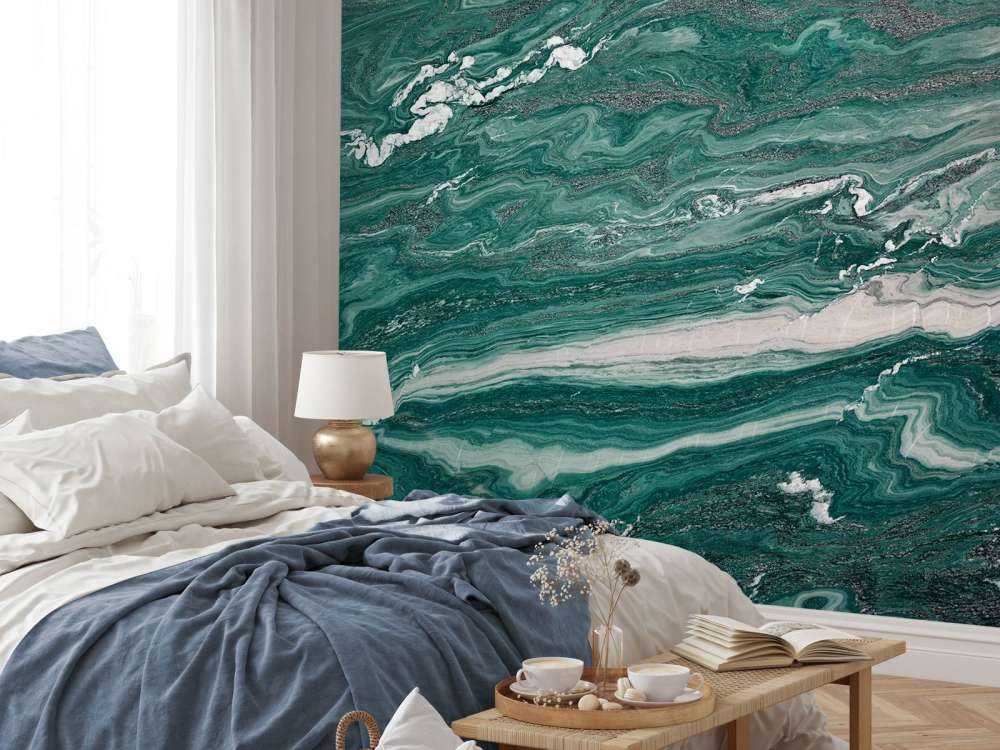 Mármol blanco verde