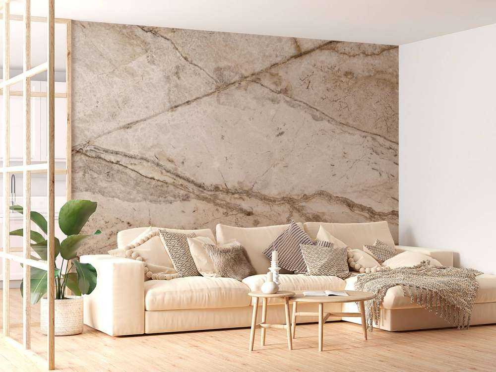 Estructura de mármol beige