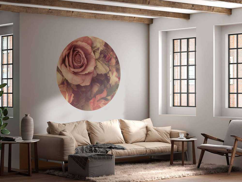 Rosas rosas vintage