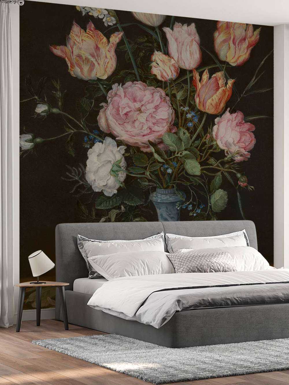 Jarrón Wan-Li con flores