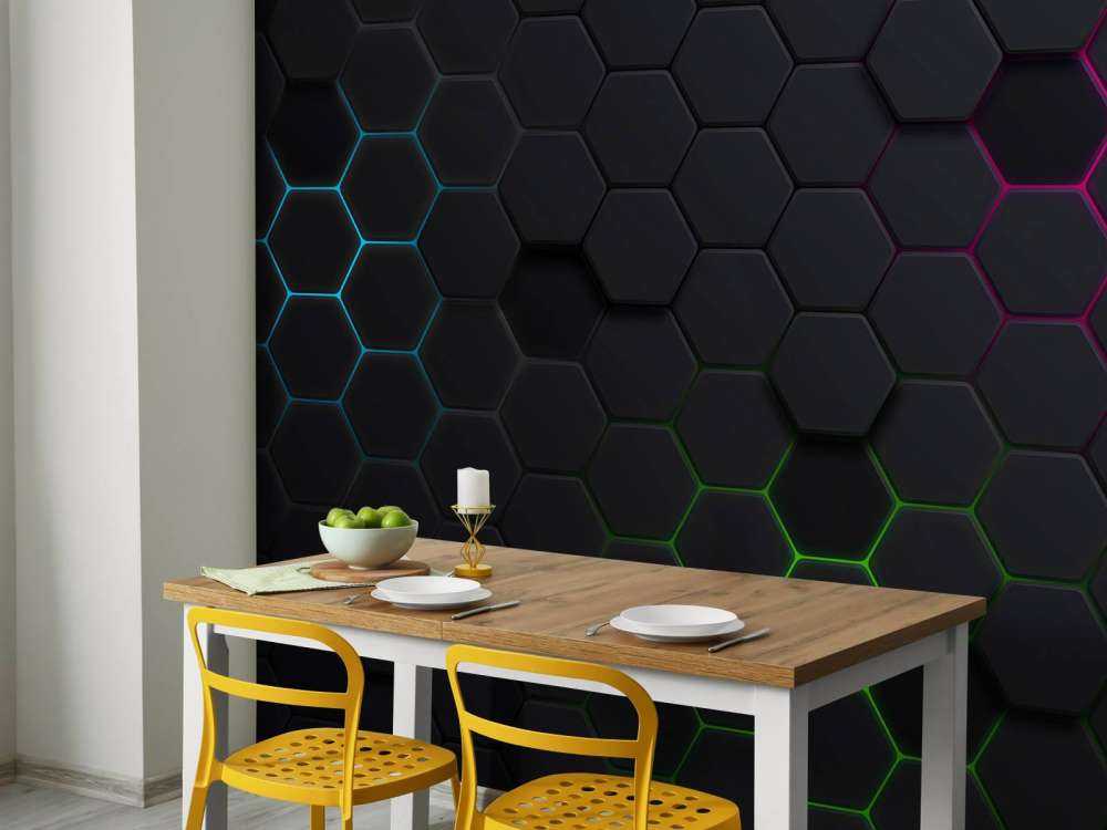 Hexágonos luminosos