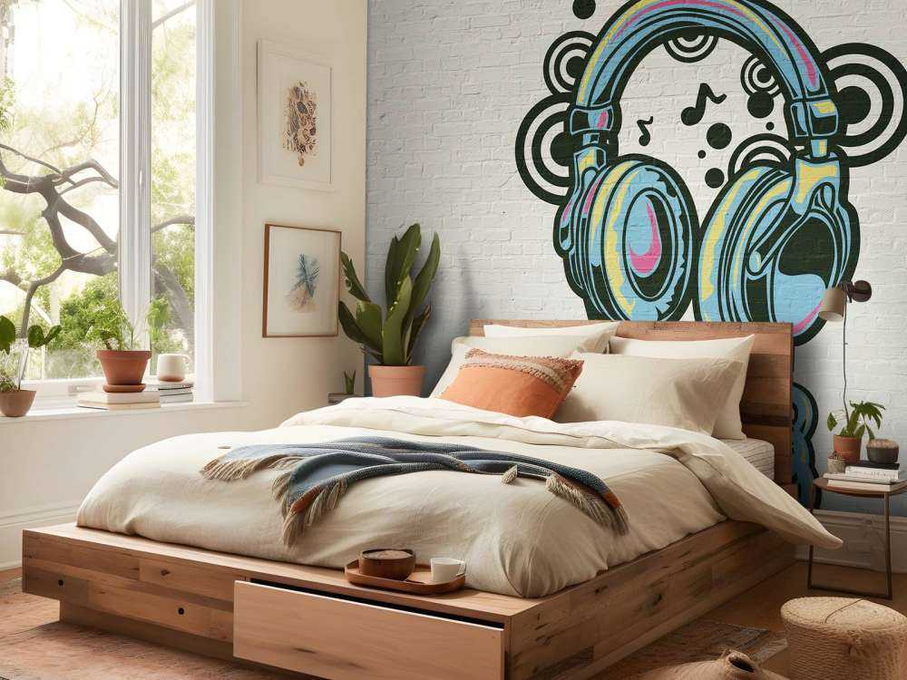 Auriculares de grafiti
