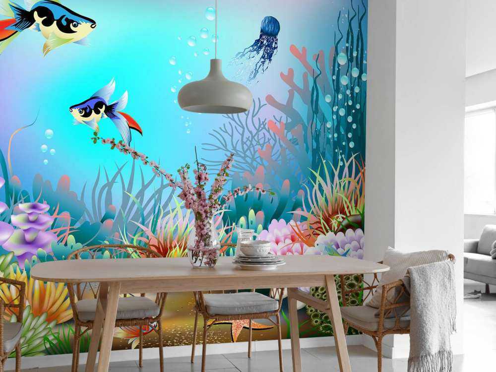 Peces en el mar