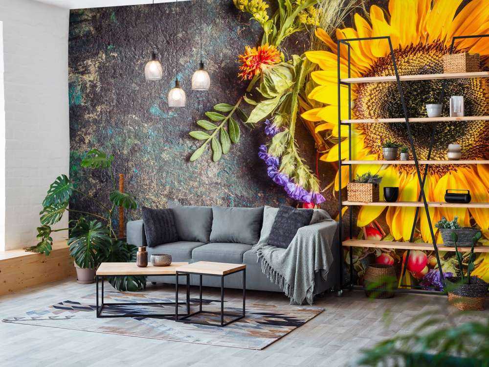 Imagen floral de otoño