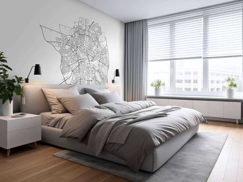 Mapa de Apeldoorn, blanco