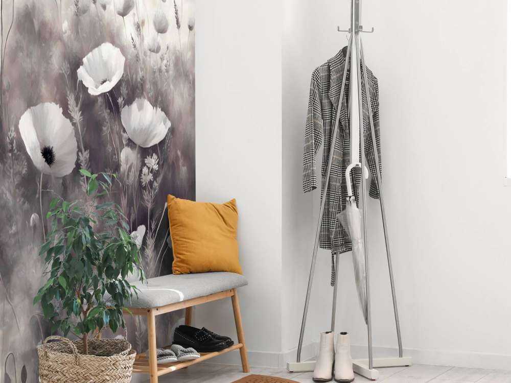 Baile de flores silvestres - negro