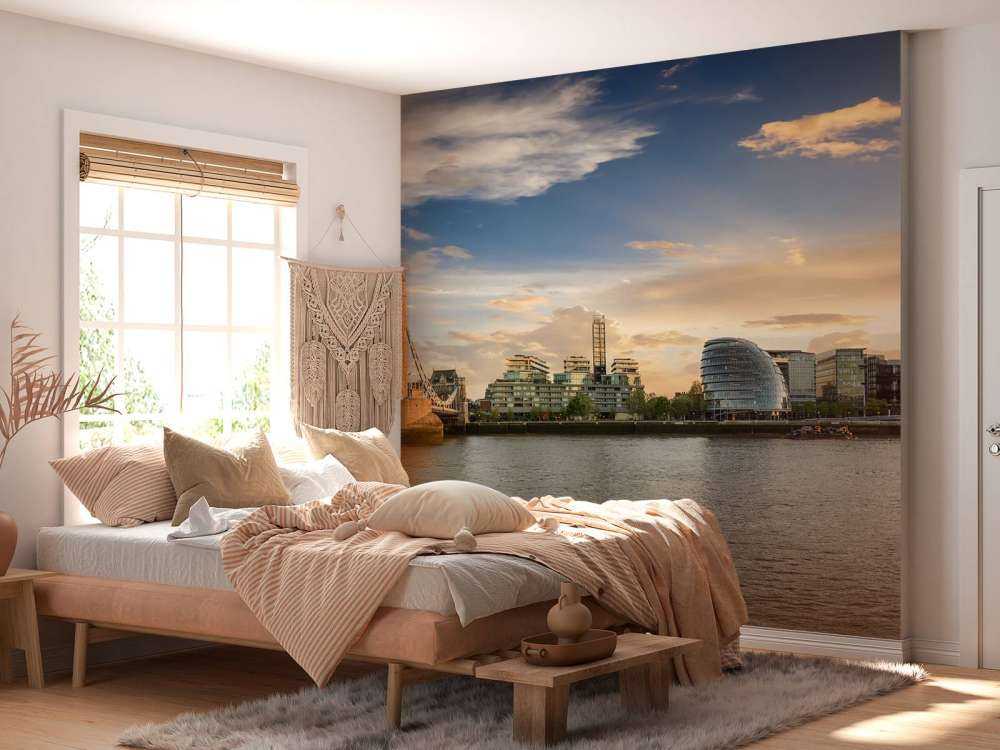 El horizonte de Londres con el Tower Bridge