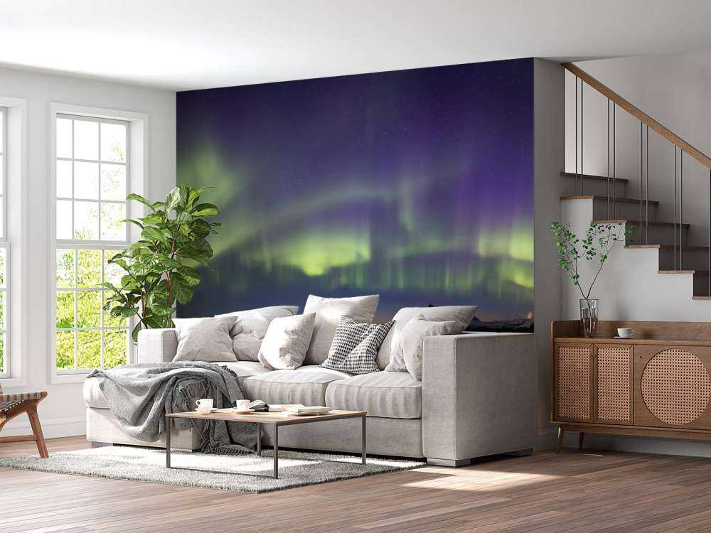 La hermosa aurora boreal