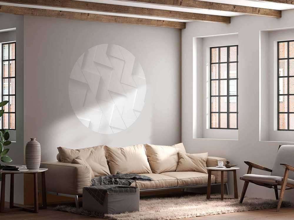 Triángulos 3D blancos