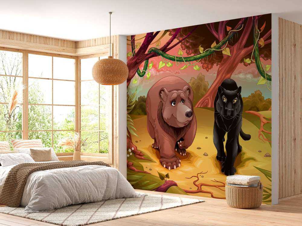 Simpáticos animales de la selva