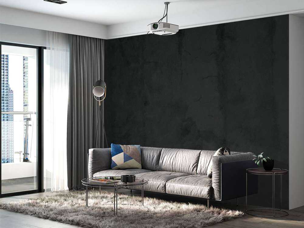 Hormigón gris negro