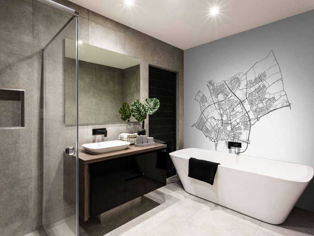 Mapa de Den Bosch, blanco