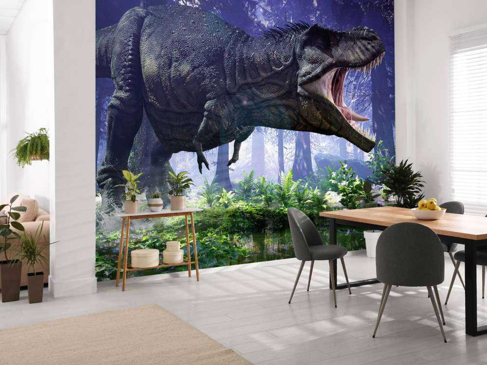 Tiranosaurio Rex en el lago