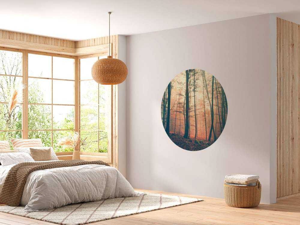 Bosque de colores vintage