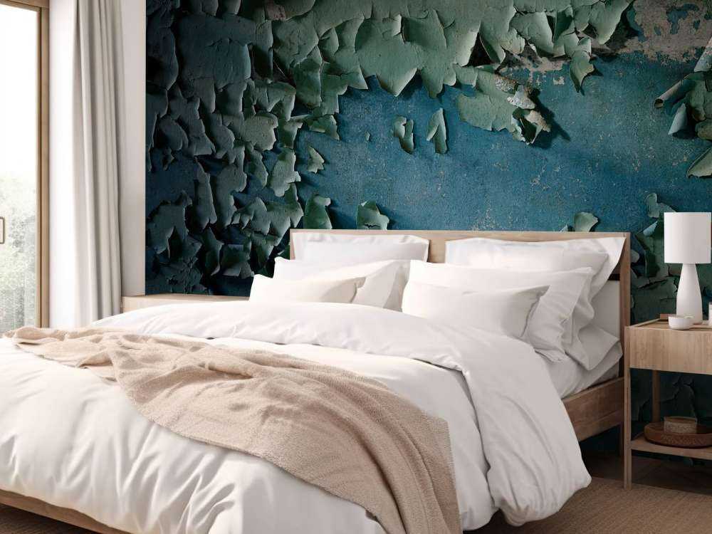 Pared de pintura envejecida