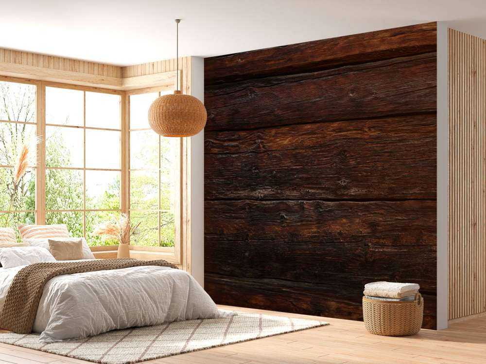 Madera quemada oscura