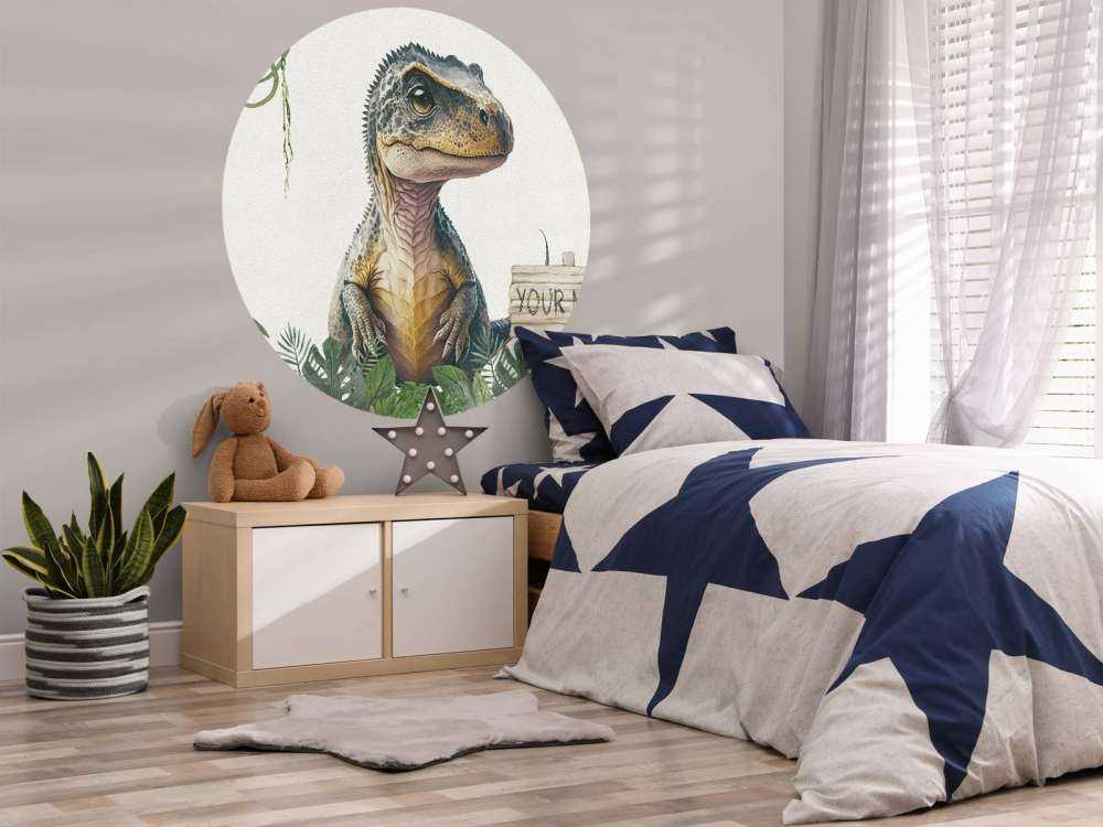 Bebé t-rex en la jungla