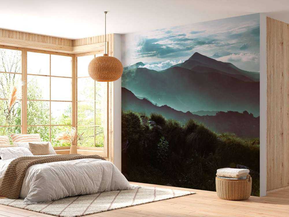Selva con montañas