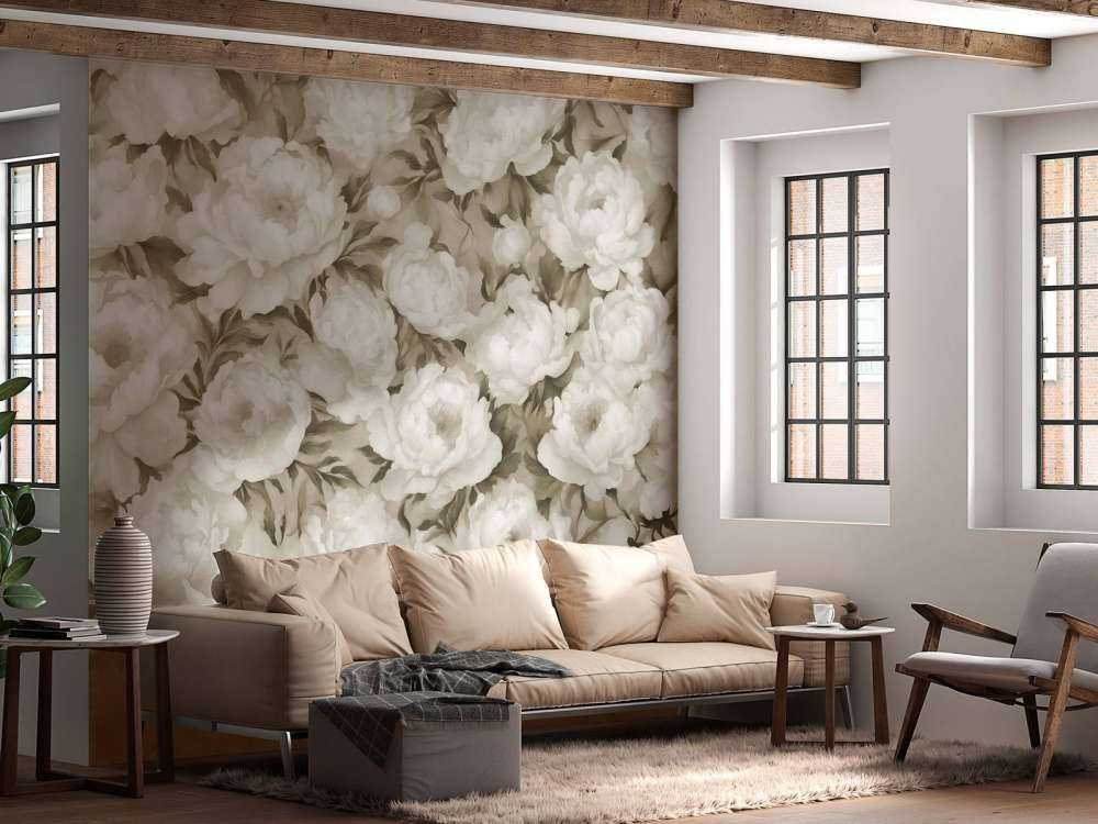 Pared Amarilla de Peonía