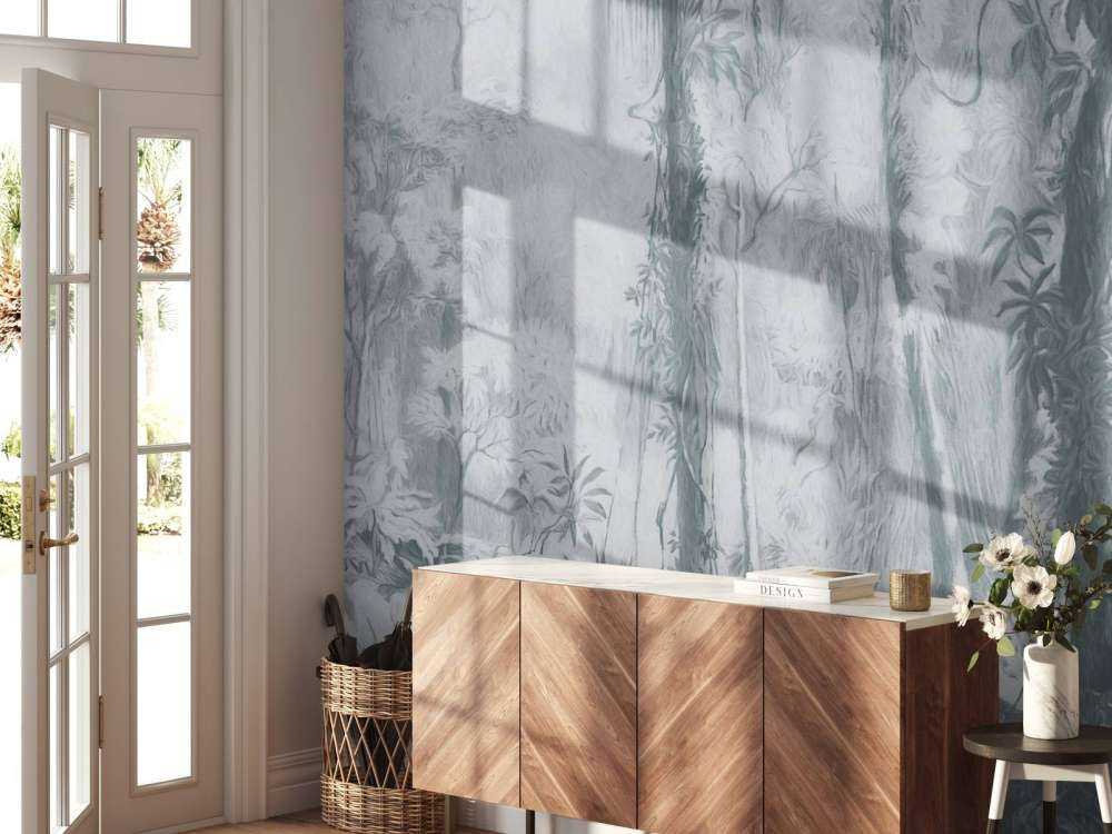 Bosque tropical - azul