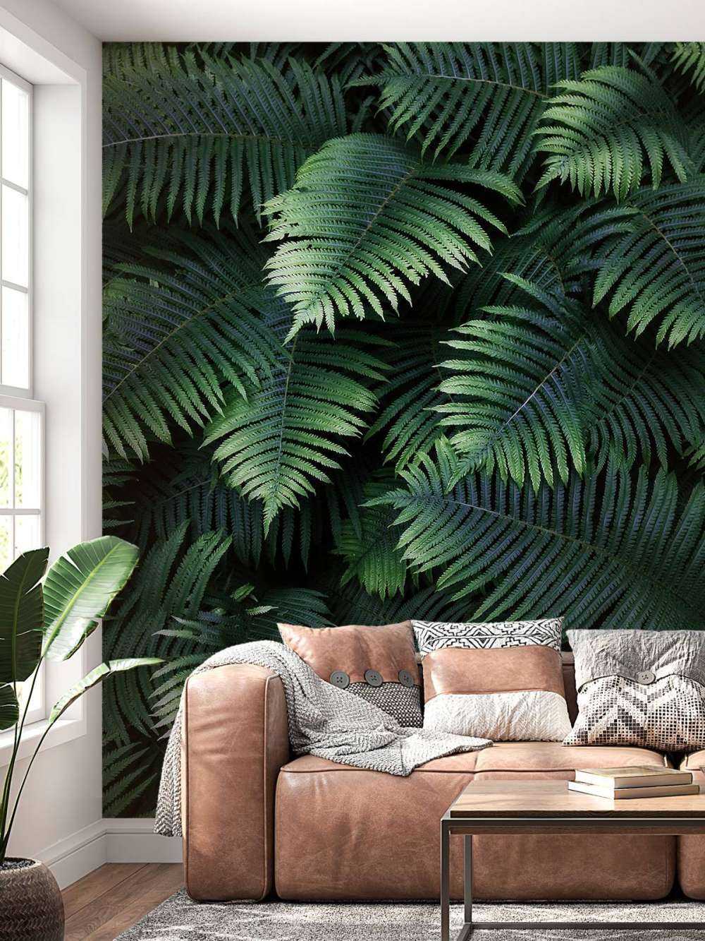 Hojas de palmera grandes