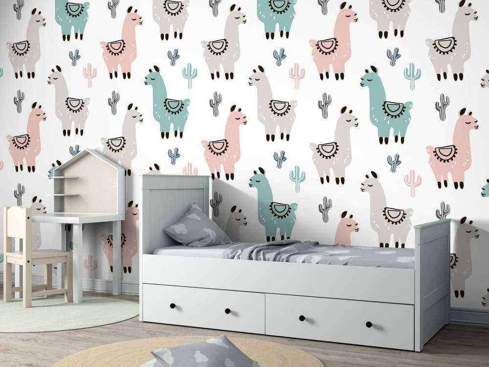 Llamas de colores