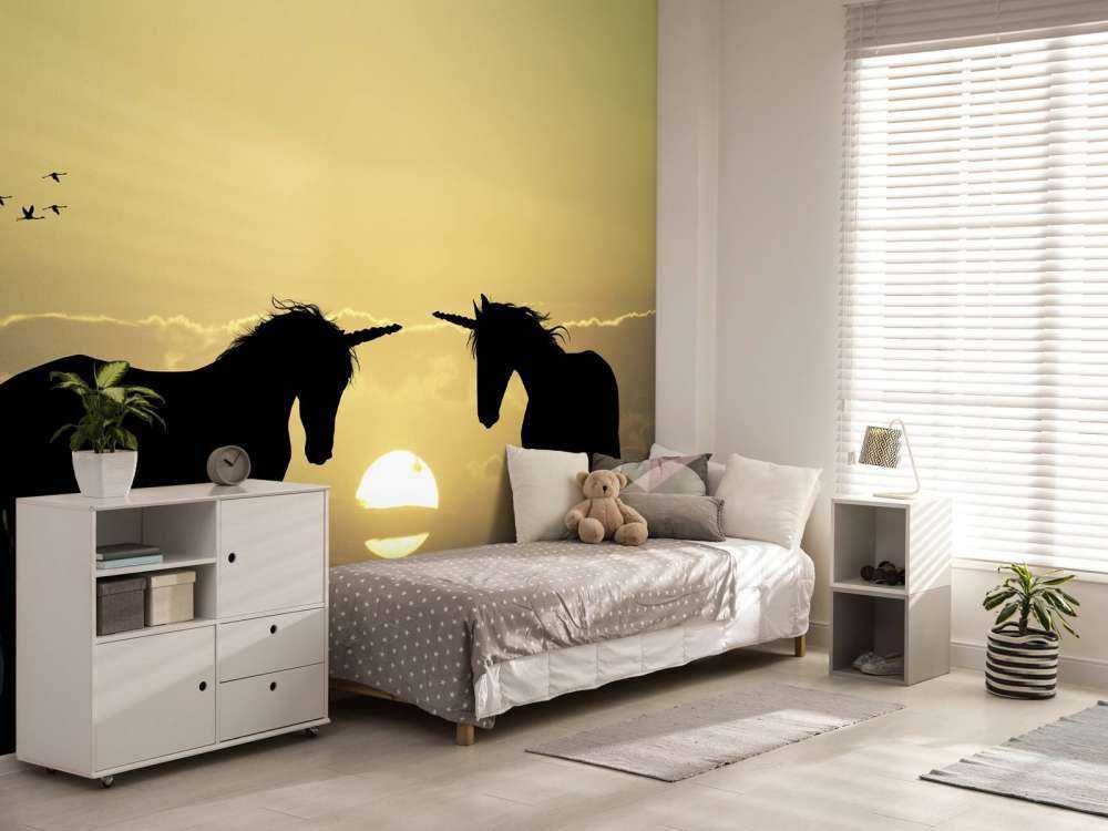 Unicornios al atardecer